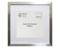 Cuadro para enmarcar 50x50 cm plata