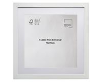 Cuadro para enmascarar 70x70 cm blanco
