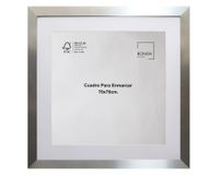 Cuadro para enmascarar 70x70 cm plata