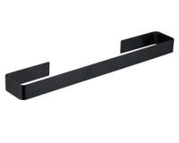 Toallero pared Adnes negro 3x40x6 cm