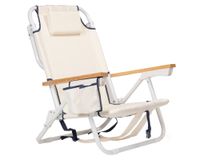Silla de playa plegable Traveler vintage crema
