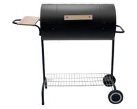 Parrilla carbón Medio tambor con tapa