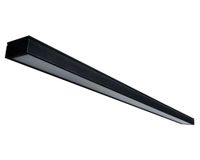 Lámpara colgante 30W 118 cm luz fría Lineal led negro