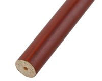 Barra para cortina madera 200x2.8 cm chocolate