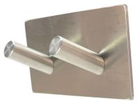 Percha Doble cromado 4.5x9x2.5 cm