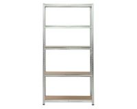 Repisa cromo/madera 183x90x40 cm 5 Niveles