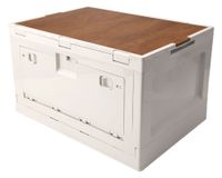 Caja organizadora tapa madera 40 lt