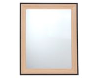 Espejo decorativo café/natural 80x65 cm