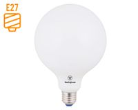 Ampolleta led 8W E27 luz cálida Milky G125