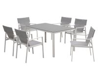 Set comedor exterior Osman 6 personas