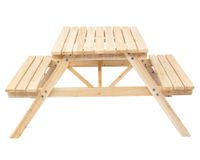 Set comedor 2 bancas Teyu madera