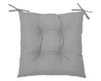 Cojín asiento Liso gris 45x45 cm