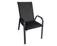 Silla apilable Helena negro