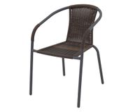 Silla acero/ratán PE