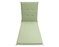 Cojín reposera Liso verde 60x195 cm