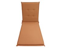Cojín reposera Liso terracota 60x195 cm