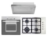 Kit trio Horno Elegance III + Encimera Design 4T 2.0 + Campana UA0260A inox Bar