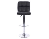 Silla bar Lura 90-111.5x44x51.5 cm negro