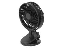 Ventilador personal escritorio clip 6'' negro