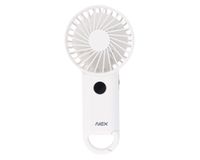 Ventilador recargable USB blanco