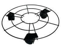 Base porta maceta negro 30 cm