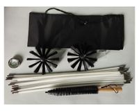Kit accesorios varilla/escobilla limpieza chimenea