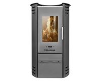 Estufa a leña Puelche 600 charcoal 16 kW