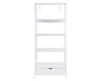 Repisa Oregón blanco 1 cajón