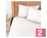 Sábana lisa Perla 2 plazas