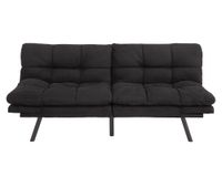 Futón Koda negro 2 plazas