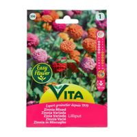 Semilla corriente zinnia lilliput variada desinfectada x2 g vita