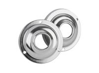 Set flanche 19 mm barra baño cromado recto 2 unidades metalhsa