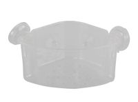 Canasto esquinero 12,5x20x20 cm succión Cotidiana.