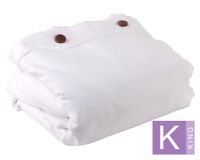 Funda de plumón king blanco Cotidiana