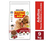 Alimento perro 9 kg Premium carne Master Dog