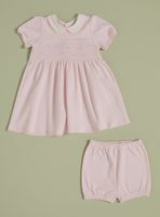 Vestido Bordado con Cuello y Calzón