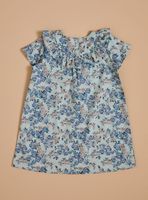 Vestido con Estampado Floral Niña