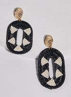 Aros Raffia y Mostacillas