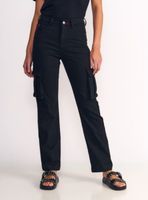 Jeans Cargo Tiro Ultra Alto