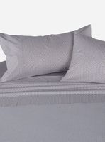 Juego de Sábanas Miniprint Knox Gris Super King