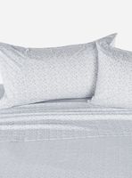 Juego de Sábanas Miniprint Lenka Celeste 2 Plazas