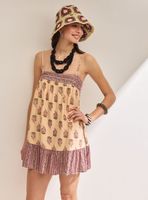 Vestido con Mix Print