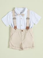 Conjunto de Camisa, Short, Corbatín y Suspensores