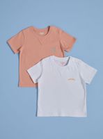 Polera Bipack con Estampado Grande en Espalda Niño