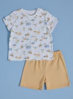Pijama de 2 Piezas Estampado Animales