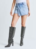 Falda Skort Delantero Cruzado con Strass