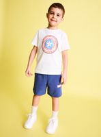 Bipack Polera y Short Capitán América