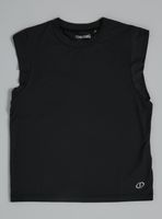 Polera sin Mangas Tela Fluida