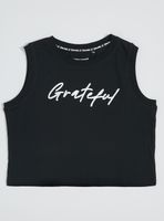 Polera sin Mangas con Estampado Grande