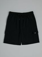 Short Buzo con Bolsillos Cargo y Cintura Ajustable